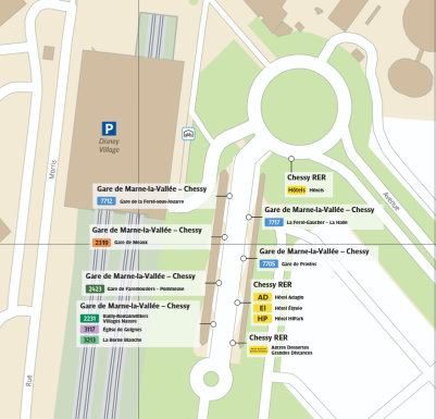 Gare routiere Chessy Sud